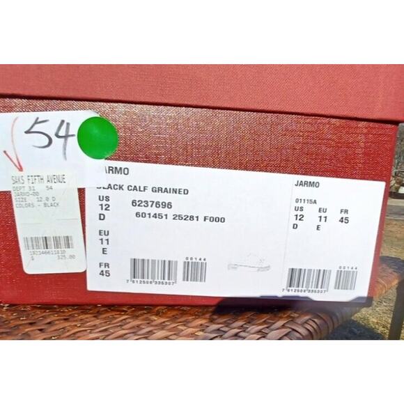 Bally Jarmo Leather Slides Pool Sandals Black Men’s US 12D/EU 11E/UK 45 - Picture 8 of 9